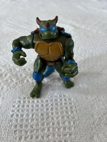 Vintage Teenage Mutant Ninja Turtles TMNT ANKYL LEO Figure Dino Playmates 1997