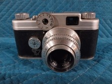 Vintage Argus C-4 35 MM Camera in Original Leather Case Good Condition Styilish