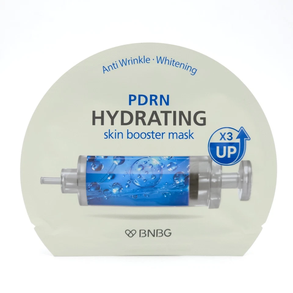 BNBG Skin Booster PDRN Mask 30ml x 10pcs Hydrating Whitening K-Beauty - Image 3 of 4