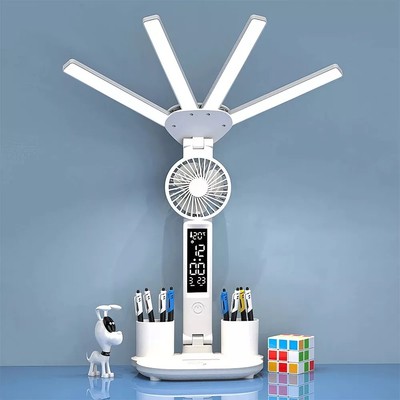 Dimmable Desk Lamp LEDBedside Study Reading Touch Light USB Rechargeable Lamp