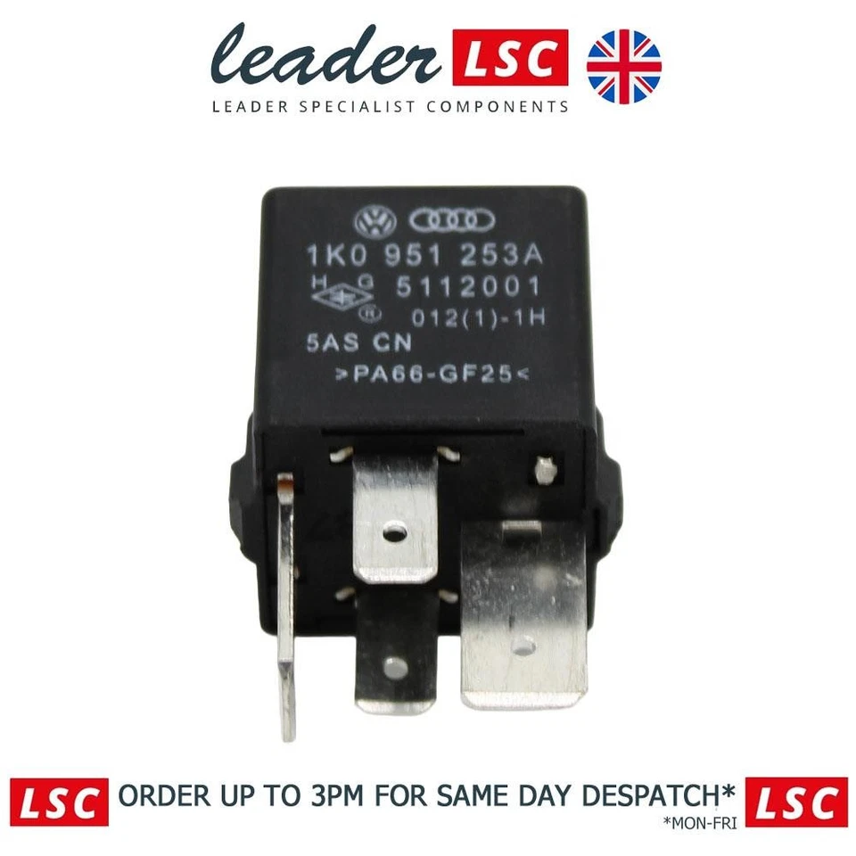 Engine ECU Control Relay Skoda Octavia 2004 to 2013 NEW GENUINE VAG 1K0951253A - Image 2 of 4