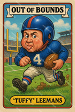 GX473 Tuffy Leemans NY Giants Out of Bounds 4x6 12x18 16x24 Photo