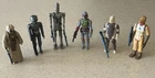 1980 Kenner Empire Strikes Back Bounty Hunter Action Figures Lot Complete
