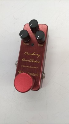 One Control Cranberry Overdrive BJF Low-Gain Pedal - Japan Hard Off Rare!
