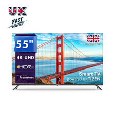 Image of TeeView 55” Ultra HD 4K 4K Wi-Fi Smart TV Gaming Hub, Dolby Audio, Netflix Prime