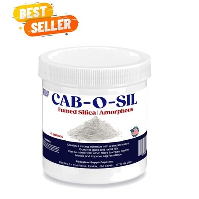 Cabosil Fumed Silica 4oz Jar - Ideal Resin Thickener for Professional Results