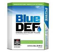 Blue Def Diesel Exhaust Fluid 2.5 Gallon for All SCR Systems Emissions Reduction