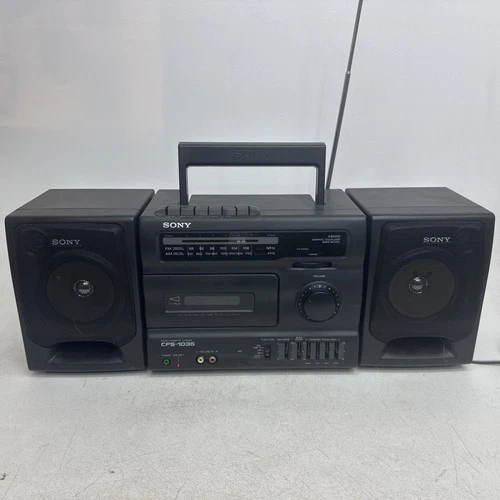 VINTAGE 1990s Sony CFS-1035 Boombox Tested & Working in  great condition