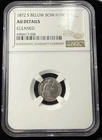 1872 S Seated Liberty Half Dime S Below Bow H10c- NGC AU Details R.-4.4