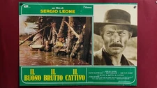Fotobusta Originale IL BUONO IL BRUTTO IL CATTIVO original poster Sergio Leone
