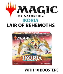 ikoria booster box ebay Amazon.com: Magic: The Gathering Ikoria: Lair of Behemoths Japanese Draft Booster  Box | 36 Draft Booster Packs (540 Cards + Box Topper) main image 1
