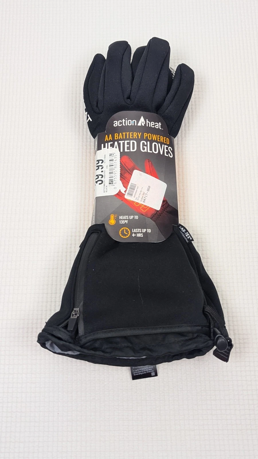ActionHeat Men's Heated Gloves Sz S/M Battery Powered NEW