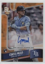 2024 Topps Big League Orange Foil /25 Curtis Mead #WRA-CM Rookie Auto RC ep3