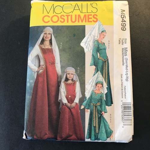 McCalls Sewing Pattern M5499 Size S-XL 