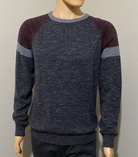 NWT Weatherproof Vintage Men's Gray Long-Sleeve Sweater Size M