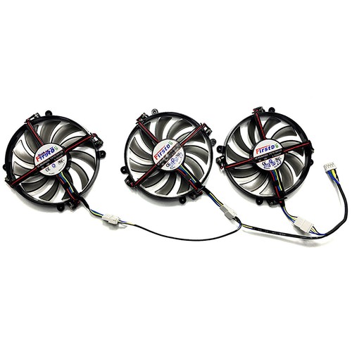 Cooling Fan FD7010H12D Replacement Fan Parts For GTX1080 1070 8GB XLR8 GAMING - Afbeelding 3 van 8