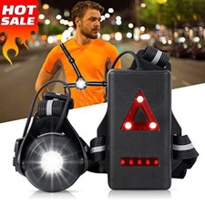LED Reflective Running Vest Light For Night Jogging And Cycling Traffic Safety