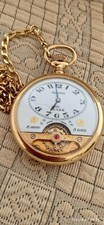 Hebdomas Mechanical 8 Day Charging Gold Steel...