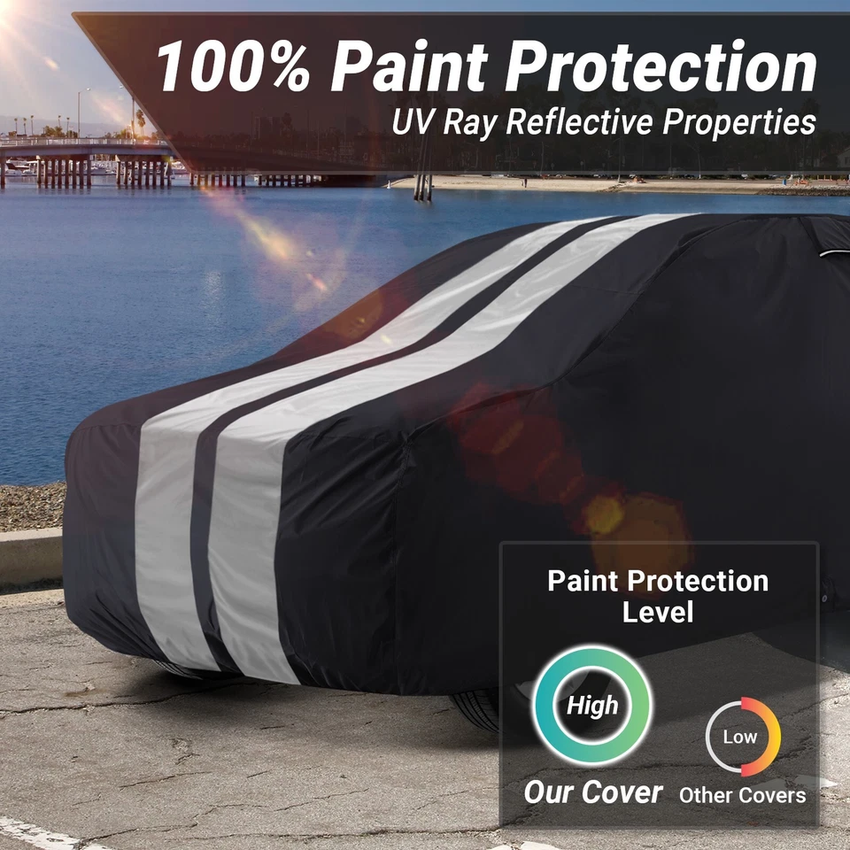SUV Custom-Fit Car Cover For 1996-1998 Suzuki X-90 Top-Tier Waterproof SUV Cover - Imagem 3 de 4