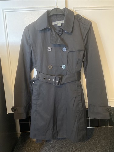 Kenneth Cole Reaction Black Rain Coat 
