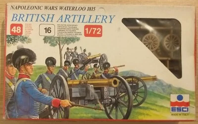 ESCI 1/72 SCALE NAPOLEONIC BRITISH ARTILLERY. BOXED, ON SPURE. - Image 1 of 2