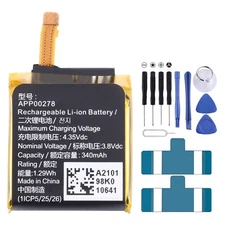 For Apack APP00278 Watch Battery Replacement 340mAh