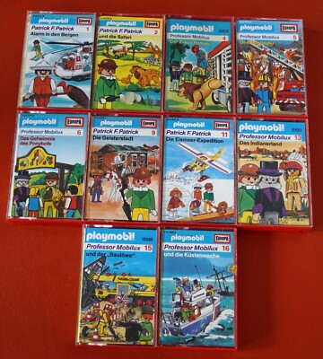 MC KASSETTE - Playmobil Professor Mobilux P. F Patrick 1,2,4,5,6,9,11,13,15,16