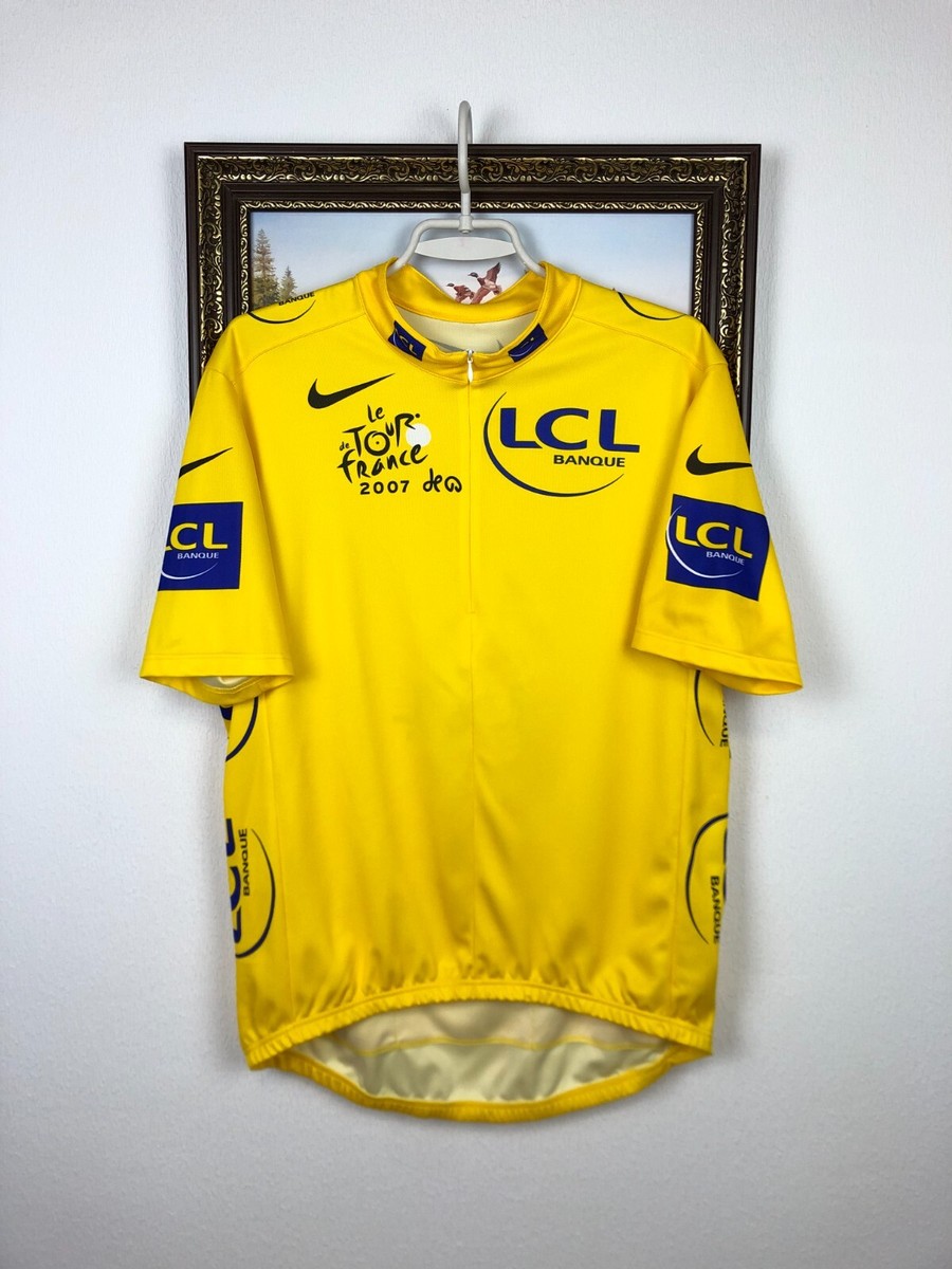 Vintage Nike LCL Banque Cycling Shirt Le Tour de France 2007