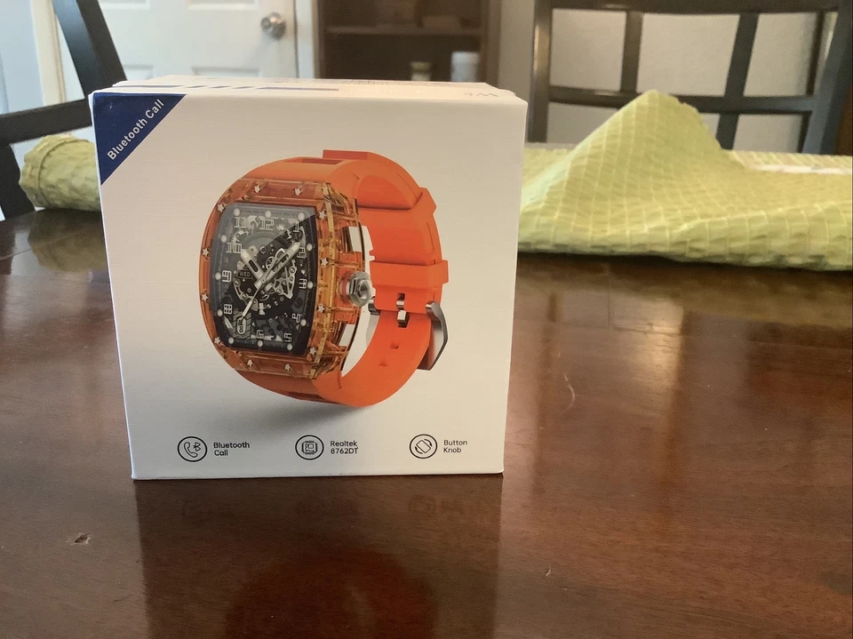 Reloj inteligente RealTek 8762DK, naranja Foto 2 de 4
