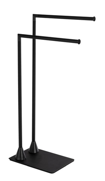 Wenko Handtuch StäNder Halter 2 Stangen KleiderstäNder Bad Schlafzimmer Wc-image