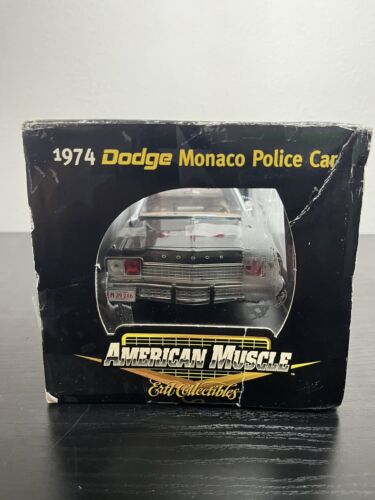 1974 Dodge Monaco Police Die-Cast Model Car Limited Ed. 1:18 Scale damaged box - Picture 4 of 11