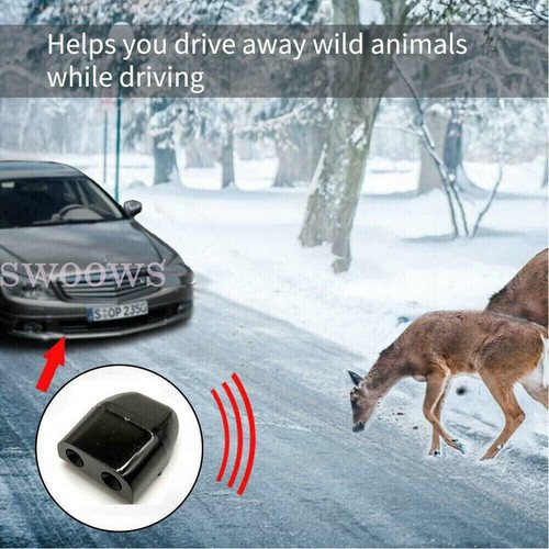 2 PAIR (4PCS) Hidden SONIC ANIMAL REPELLER SHOO WHISTLE ROO KANGAROO 4WD CAR - Picture 3 of 10