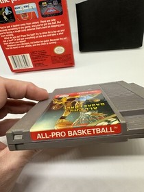All Pro Basketball  Authentic Complete  Nintendo NES CIB Nice!