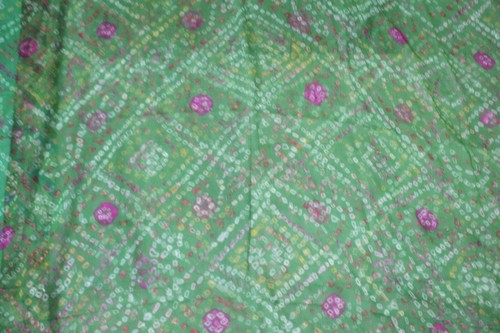 Printed Dress Indian Vintage Craft Fabric Used Curtain Drape Fabric Sari Lot 2 P - Picture 5 of 8