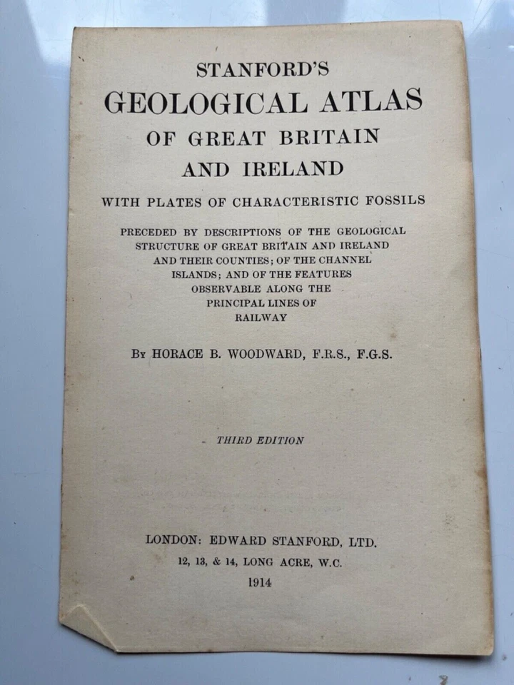 Antique Geological map of Herefordshire Monmouthshire 1914 — 第 2/3 张图片