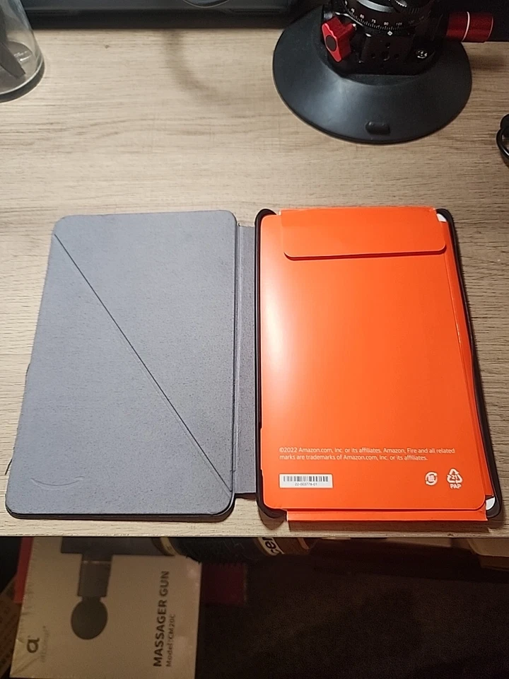 Genuine Amazon Fire 7 Tablet Cover Case Folio - Charcoal - Image 3 of 3