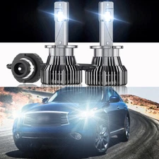 LED Headlight Bulb For Infiniti FX35 2003-2012 High & Low Beam Stock Fit Qty2
