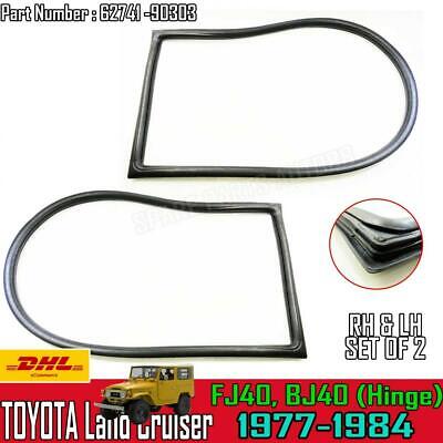 For Toyota Land Cruiser FJ40 BJ40 Side Corner Window Rubber Seal LH-RH #62742 