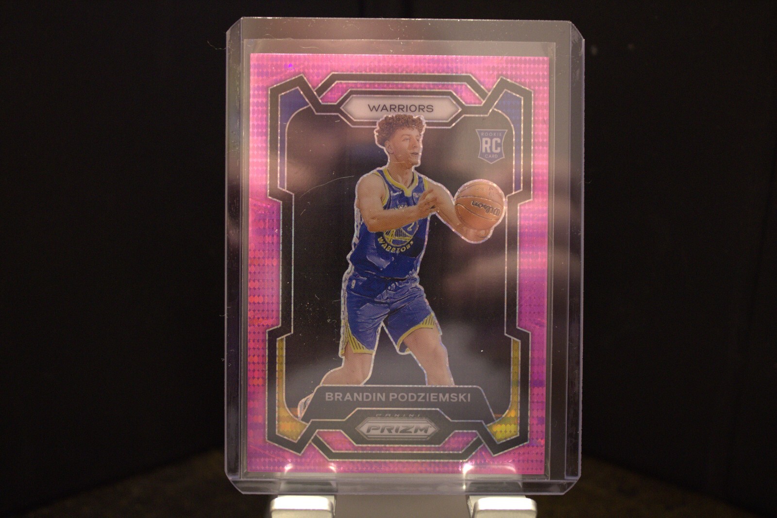 2023-2024 PANINI PRIZM PINK PULSAR BRANDIN PODZIEMSKI RC #147 36/42