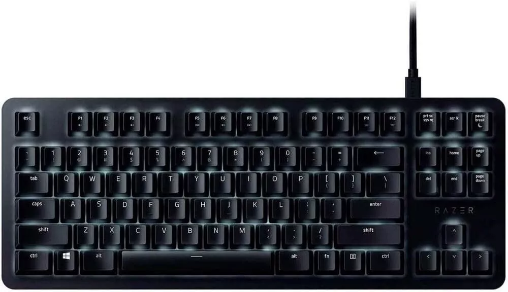 Razer BlackWidow Lite TKL Tenkeyless Mechanical Keyboard : Orange Key Switches