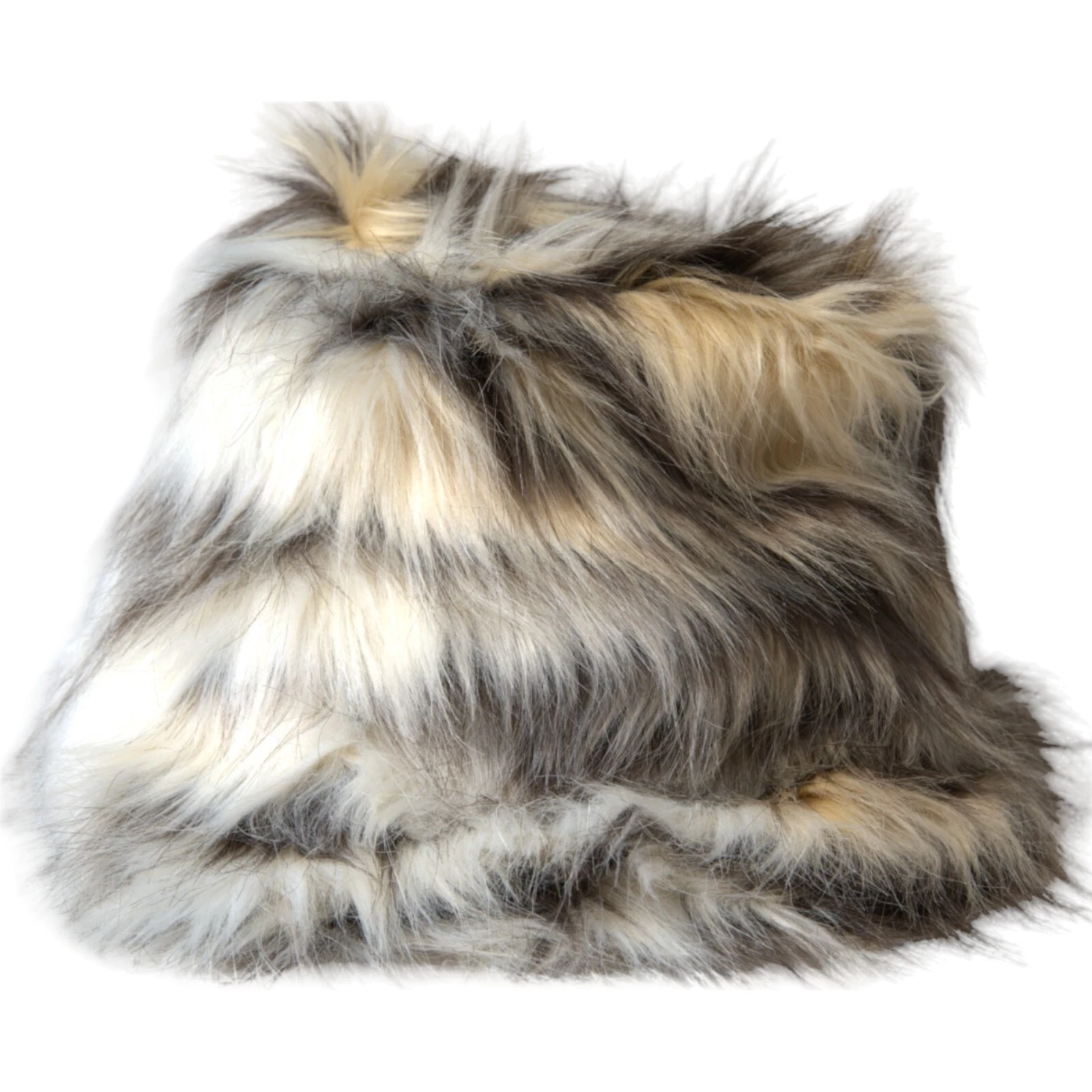DOLCE & GABBANA Hat Multicolor Acrylic Fur Women Bucket Cap s. 58 / M 2000usd