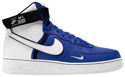 Nike Air Force 1 07 Lv8 Black Game Royal DD9784-001 | eBay display picture 2