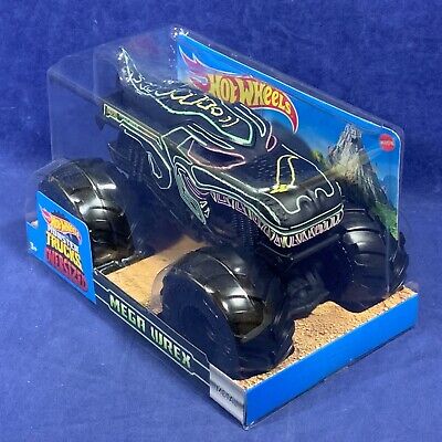 Hot Wheels Monster Trucks Oversized 1:24 Scale Diecast Neon Mega Wrex