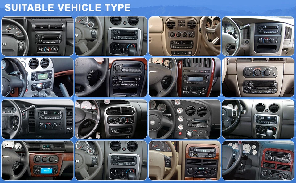 PARA CHRYSLER 300M 1999-2004 ANDROID 15 RADIO ESTÉREO DE COCHE GPS NAVEGACIÓN REPRODUCTOR MP5 WIFI Foto 4 de 4