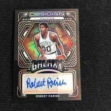 2021-22 Obsidian Robert Parish Orange Electric Etch Galaxy Auto #13/50 Celtics