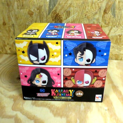 Megahouse KAITAI FANTASY Vol. 3 - JUSTICE LEAGUE 3D Puzzles (Set of 4)