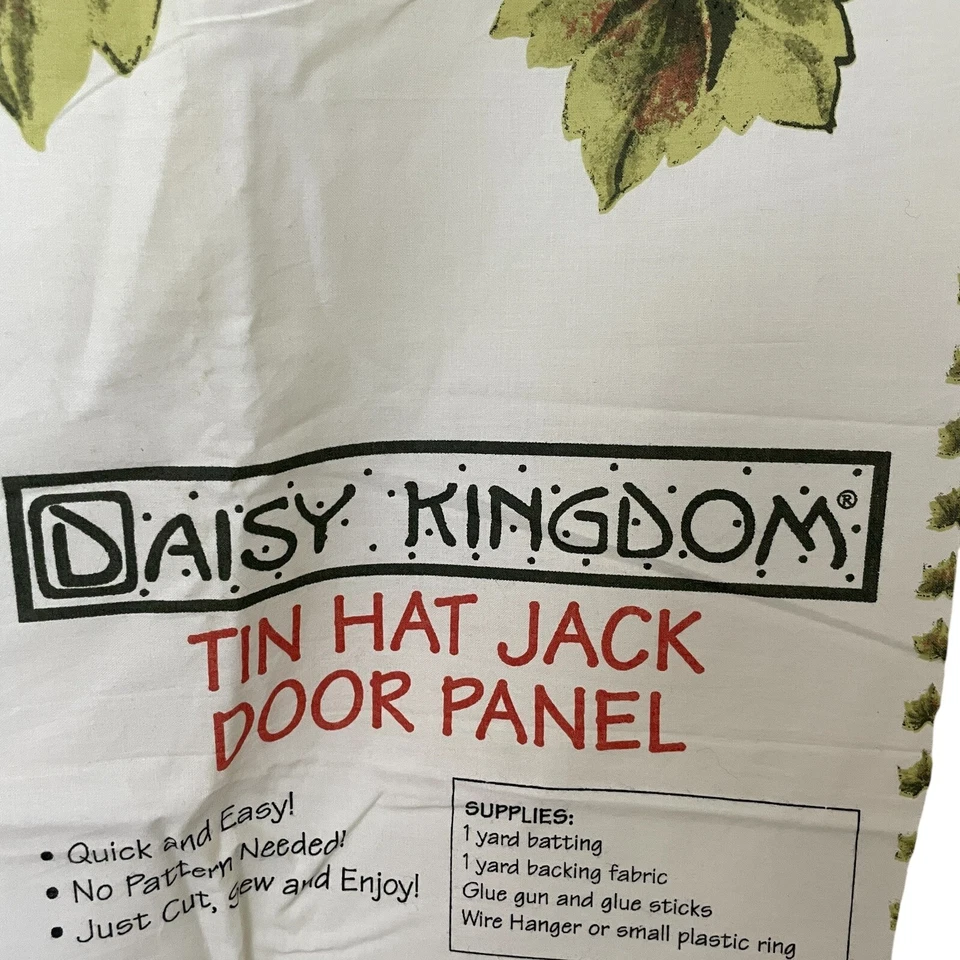 Daisy Kingdom Tin Hat Jack Door Panel Fabric Halloween Autumn Decor - Image 3 of 4