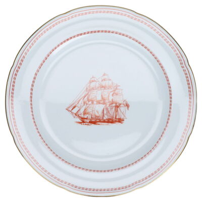 Kuchenteller Spode Copeland Trade Winds Red - W 128