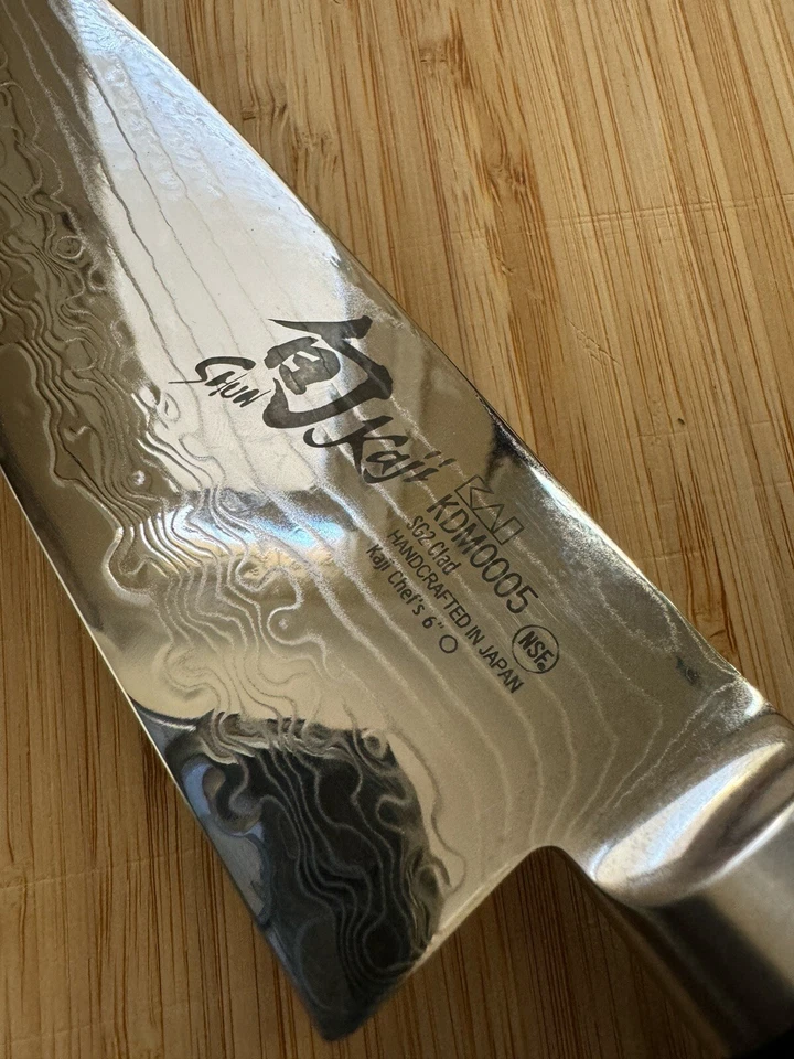 New Shun Kaji 6 Inch Chef’s Knife- Separated From A Set Of 11/Open Box - Image 4 of 4