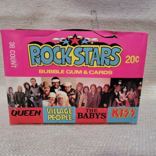 New 1979 Rock Stars Donruss Wax Box Cards 36 Packs 230519G - Afbeelding 1 van 9